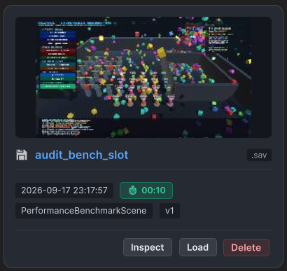 Rich Save Slot Card UI